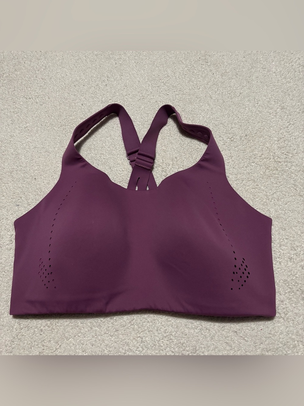 Lululemon AirSupport Bra High Support Plum Fulminate Purple 38DD